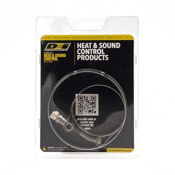 DEI 10214 Wide Band Stainless-Steel Clamp 2.25"-2.56" 010214
