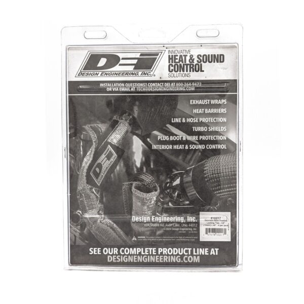 DEI 10217 Stainless-Steel Positive Locking Ties 12mm x 40" (4-Pack) 010217