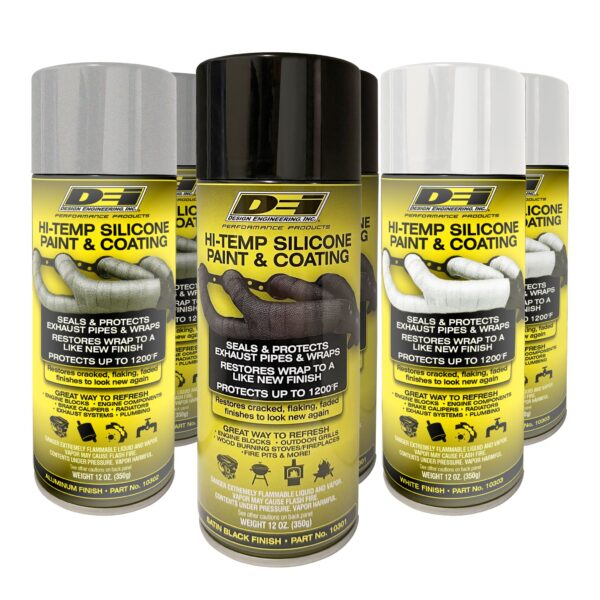 DEI 10300 Hi–Temp Silicone Coating Spray – Assortment Pack 010300