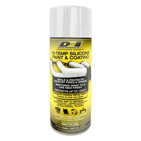 DEI 10303 Hi-Temp Silicone Coating Spray White 010303