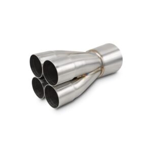 4-1 Merge Collector, 2.25" Inlet I.D.; Merge O.D. - 3.50"; Outlet O.D. 4.00"