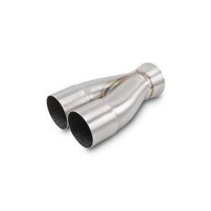 2-1 Merge Collector, 2.5" Inlet I.D. x 3" Outlet O.D., 8.50" Overall Length