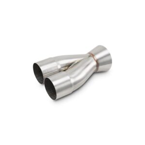2-1 Merge Collector, 2.5" Inlet I.D. x 3.5" Outlet O.D., 8.60" Overall Length