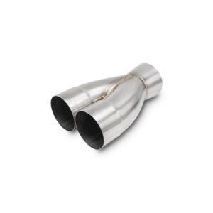 2-1 Merge Collector, 3" Inlet I.D. x 3.5" Outlet O.D., 9.00" Overall Length