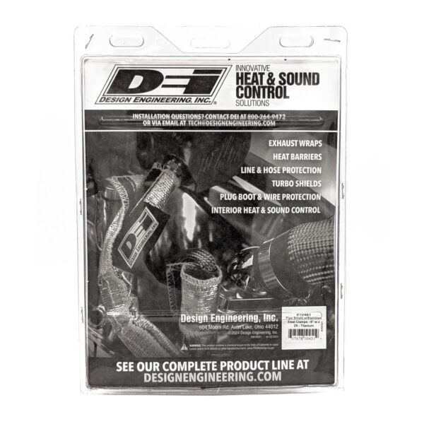DEI 10451 Titanium Pipe Shield 6" x 24" 010451