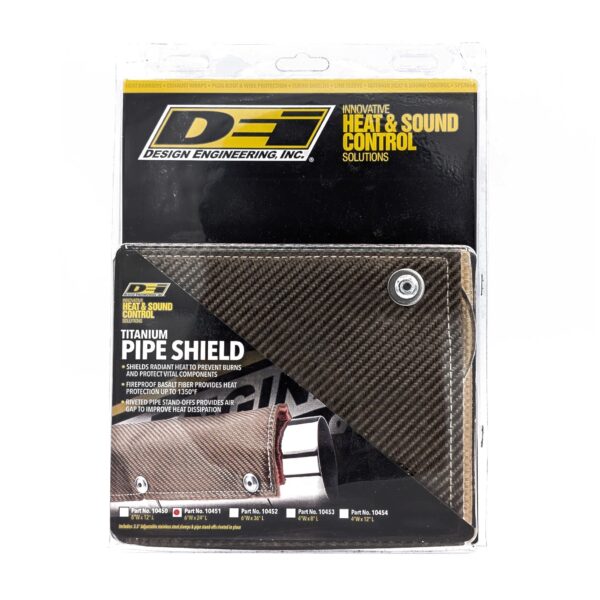 DEI 10451 Titanium Pipe Shield 6" x 24" 010451