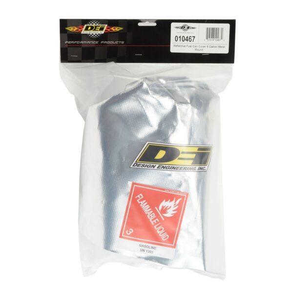 DEI 10467 Reflective Fuel Can Cover 5 Gallon Round Metal Fuel Can 010467