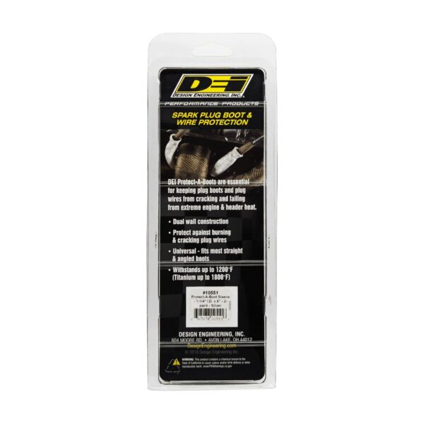 DEI 10551 Protect-A-Boot Ringless Sleeve 6" Silver 2-Pack 010551