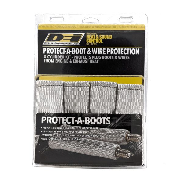 DEI 10552 Protect-A-Boot Ringless Sleeve 6" Silver 8-Pack 010552