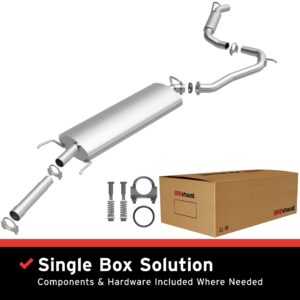 BRExhaust 2006-2012 Toyota RAV4 Direct-Fit Replacement Exhaust System