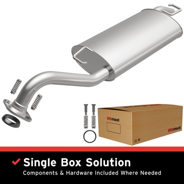 BRExhaust 2005-2008 Toyota Corolla 1.8L Direct-Fit Replacement Exhaust System