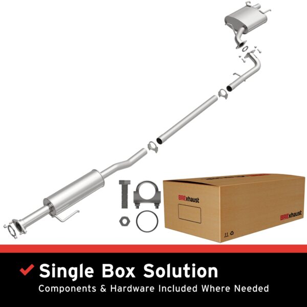 BRExhaust 2007-2011 Toyota Camry Direct-Fit Replacement Exhaust System
