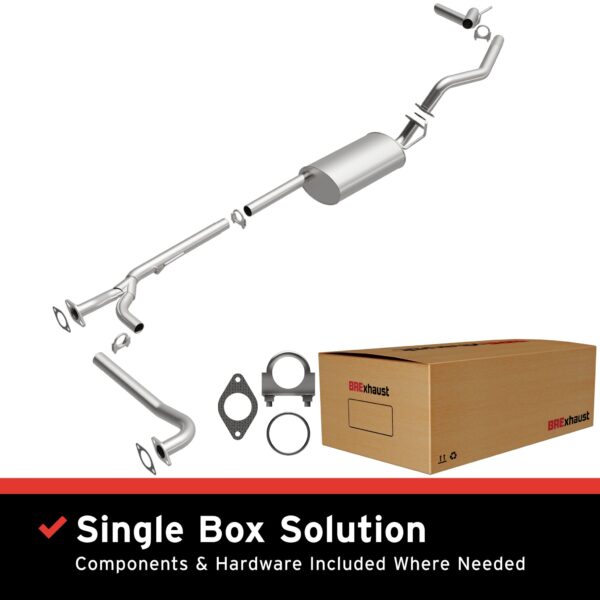 BRExhaust 2004-2006 Nissan TITAN 5.6L Direct-Fit Replacement Exhaust System