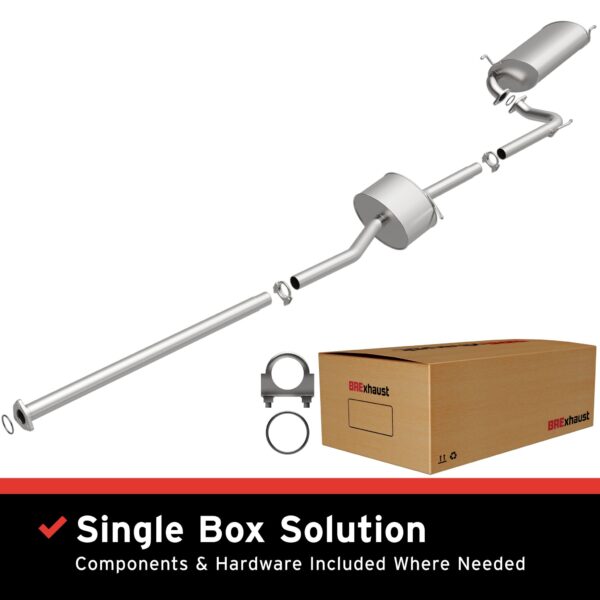 BRExhaust 1998-2002 Honda Accord 2.3L Direct-Fit Replacement Exhaust System