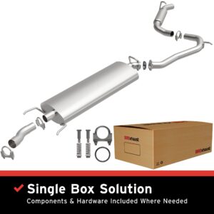 BRExhaust 2006-2012 Toyota RAV4 3.5L Direct-Fit Replacement Exhaust System