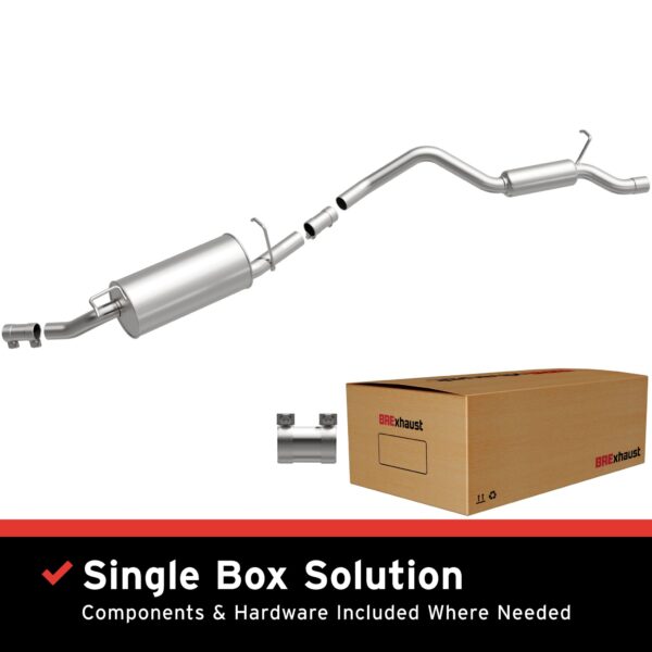 BRExhaust 2010-2013 Ford Transit Connect 2.0L Direct-Fit Replacement Exhaust System