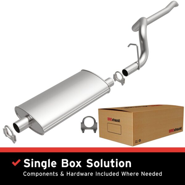 BRExhaust 1993-1995 Jeep Cherokee Direct-Fit Replacement Exhaust System