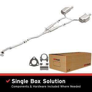 BRExhaust 2002-2005 Audi A4 Quattro 1.8L Direct-Fit Replacement Exhaust System