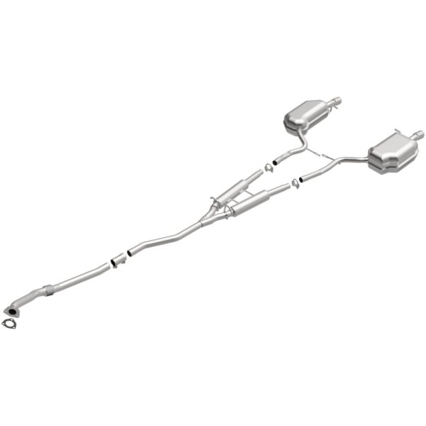 BRExhaust 2002-2005 Audi A4 Quattro 1.8L Direct-Fit Replacement Exhaust System
