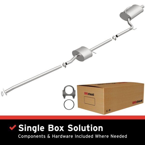 BRExhaust 2006-2007 Honda Accord 2.4L Direct-Fit Replacement Exhaust System