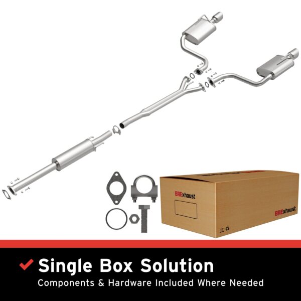 BRExhaust 2009-2017 Nissan Maxima 3.5L Direct-Fit Replacement Exhaust System
