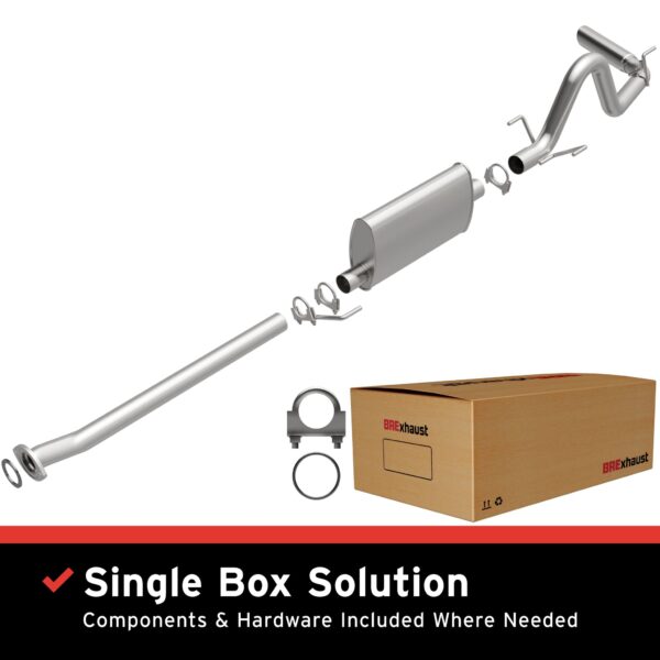 BRExhaust 2013-2017 Toyota Tacoma 2.7L Direct-Fit Replacement Exhaust System
