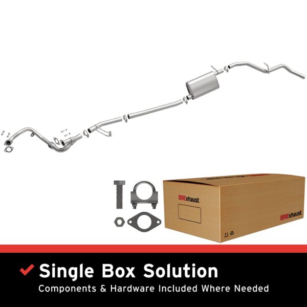 BRExhaust 2003-2004 Nissan Frontier 3.3L Direct-Fit Replacement Exhaust System