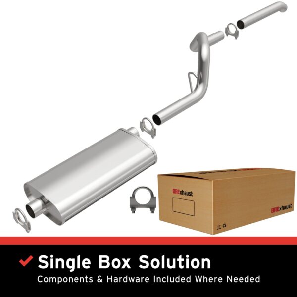 BRExhaust 1987-1992 Jeep Direct-Fit Replacement Exhaust System