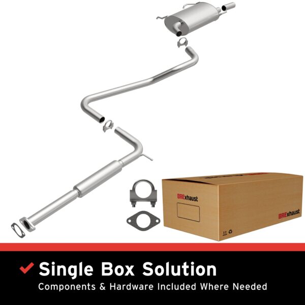 BRExhaust 1998-2001 Nissan Altima 2.4L Direct-Fit Replacement Exhaust System