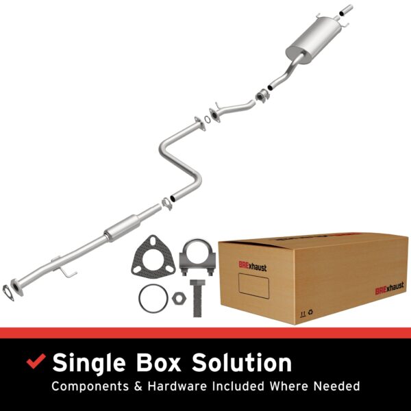 BRExhaust 1990-1993 Honda Accord 2.2L Direct-Fit Replacement Exhaust System