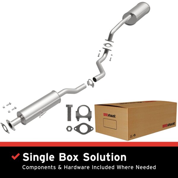 BRExhaust 2011-2013 Kia Forte 2.0L Direct-Fit Replacement Exhaust System
