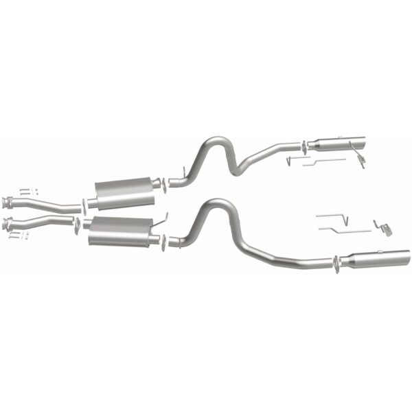 BRExhaust 1994-1998 Ford Mustang Direct-Fit Replacement Exhaust System