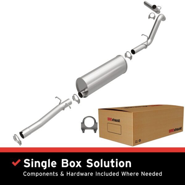 BRExhaust 2000-2003 Dodge Dakota Direct-Fit Replacement Exhaust System