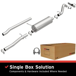 BRExhaust 2000-2003 Dodge Dakota Direct-Fit Replacement Exhaust System