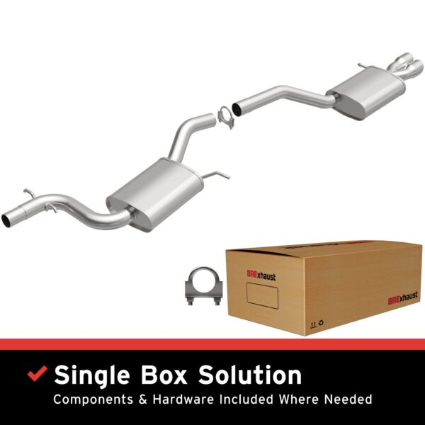 BRExhaust 2012-2018 Volkswagen Jetta Direct-Fit Replacement Exhaust System