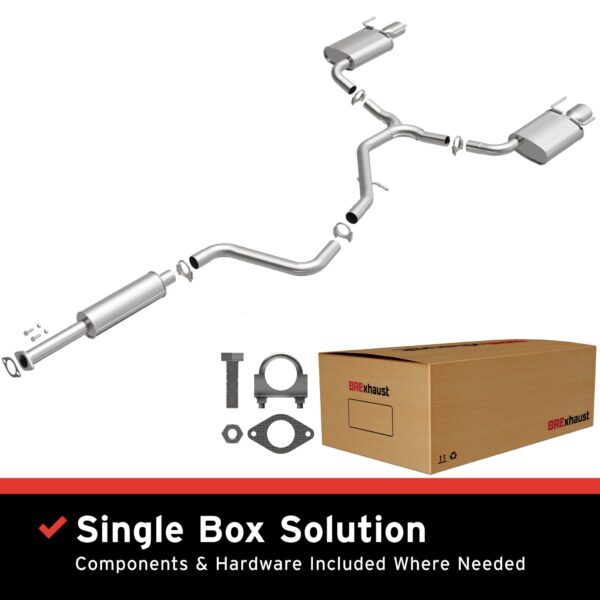 BRExhaust 2011-2017 Buick Regal 2.0L Direct-Fit Replacement Exhaust System