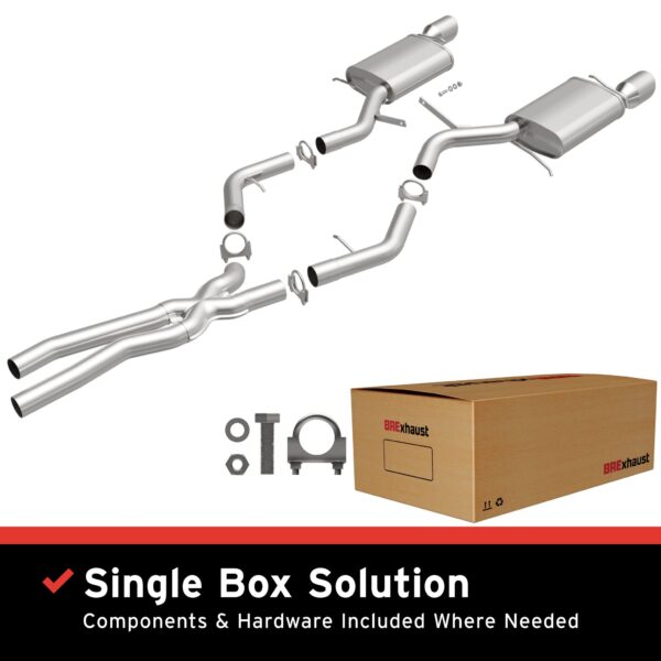BRExhaust 2007-2010 BMW Direct-Fit Replacement Exhaust System