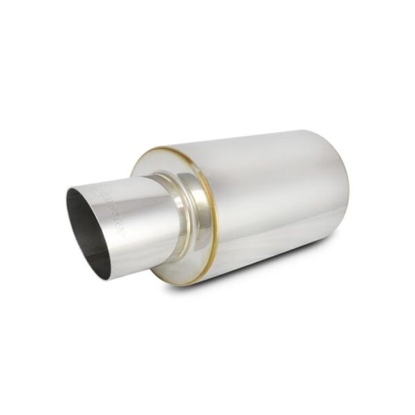 TPV Universal Mufflers, 4" Round Angle Cut Tip (3" inlet - 17" long)