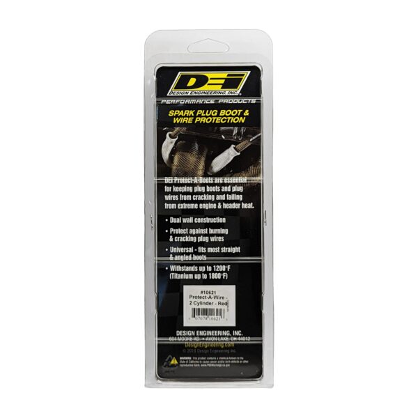 DEI 10621 Protect-A-Wire 2 Cylinder Kit Red 010621