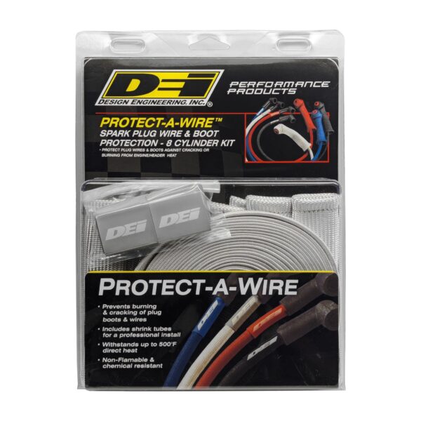DEI 10702 Protect-A-Boot and Wire Kit Silver 8 Cylinder 010702