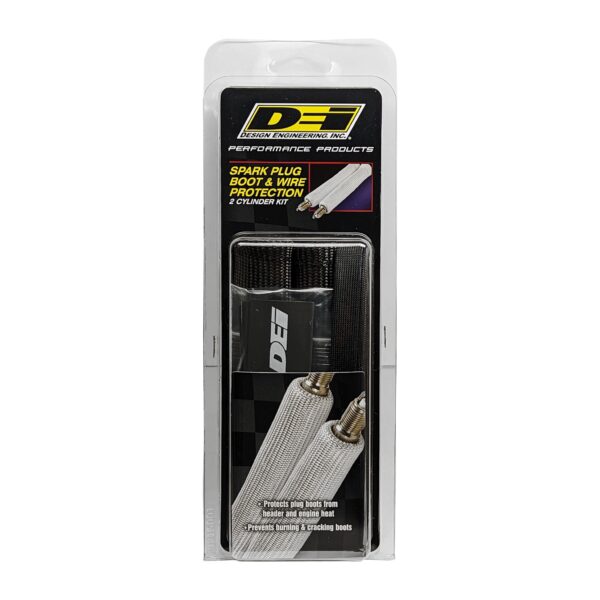 DEI 10711 Protect-A-Boot and Wire Kit Black 2 Cylinder 010711