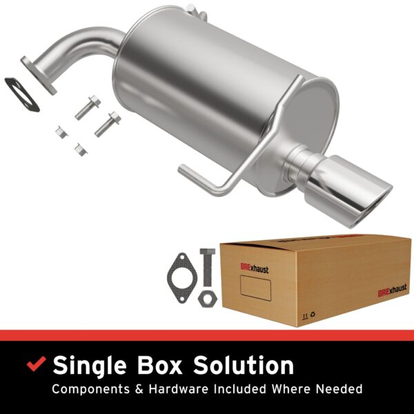 BRExhaust 2005-2009 Subaru Legacy 2.5L Direct-Fit Muffler Kit