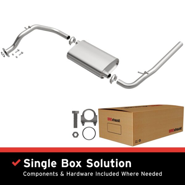 BRExhaust 1990-1991 Honda Civic 1.5L Direct-Fit Muffler Kit