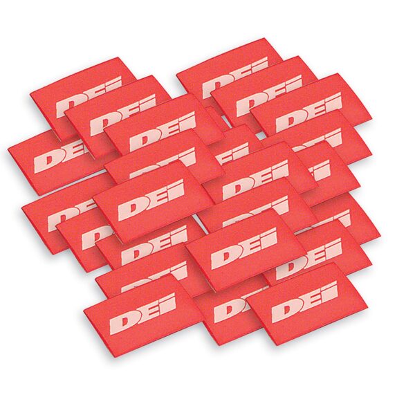 DEI 10820 Spark Plug Wire / Boot Shrink Tubes 18mm x 1.5" Red 010820