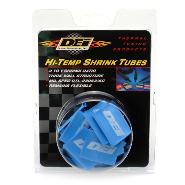 DEI 10830 Spark Plug Wire / Boot Shrink Tubes 18mm x 1.5" Blue 010830