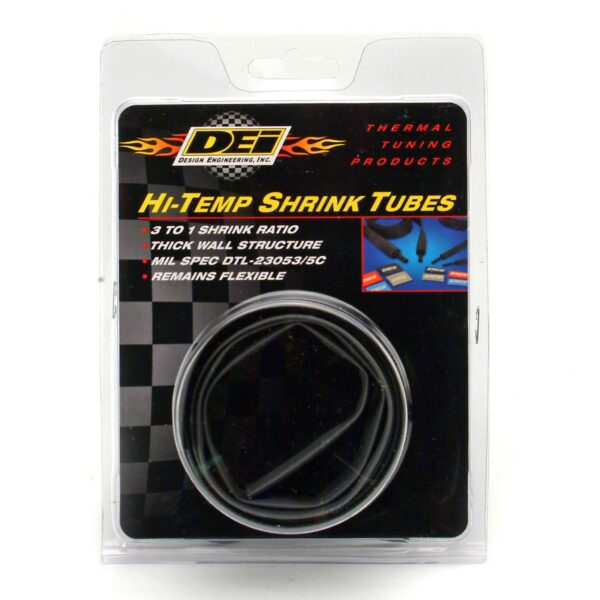 DEI 10833 Hi-Temp Shrink Tubes 12mm x 48" 010833