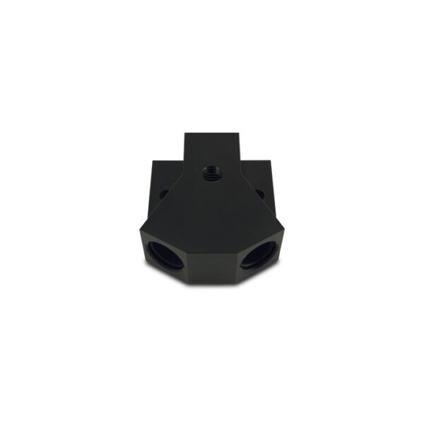 Y-Block Adapter with 1/8" NPT Port, Single Size: -8 ORB, Dual Size: -8 ORB