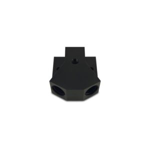 Y-Block Adapter with 1/8" NPT Port, Single Size: -10 ORB, Dual Size: -8 ORB