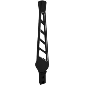 Adjustable Billet Shift Lever; Bolt On; Black Onyx; 8"