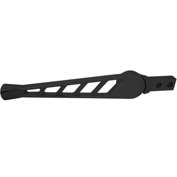 Adjustable Billet Shift Lever; Bolt On; Black; 8"